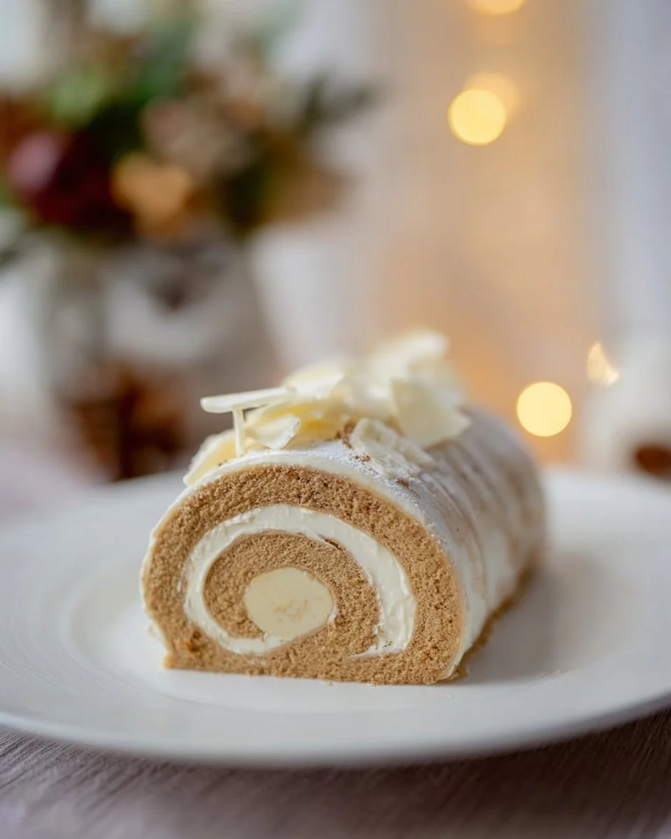 Bûche roulée café spéculos