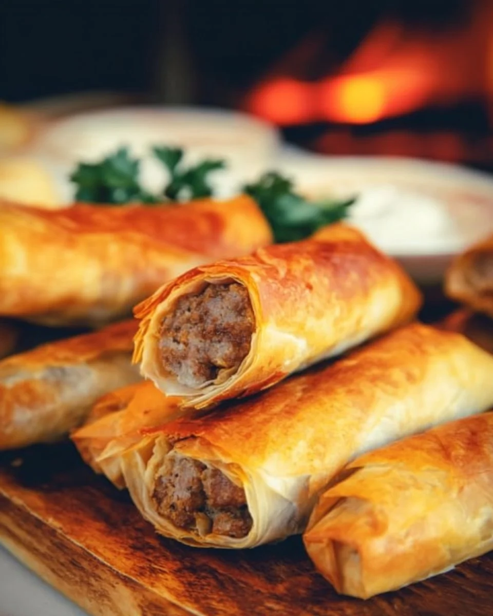 Bureks with minced meat