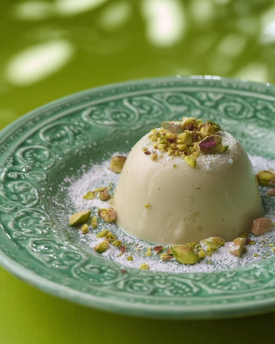 Crème glacée pistache et cardamome