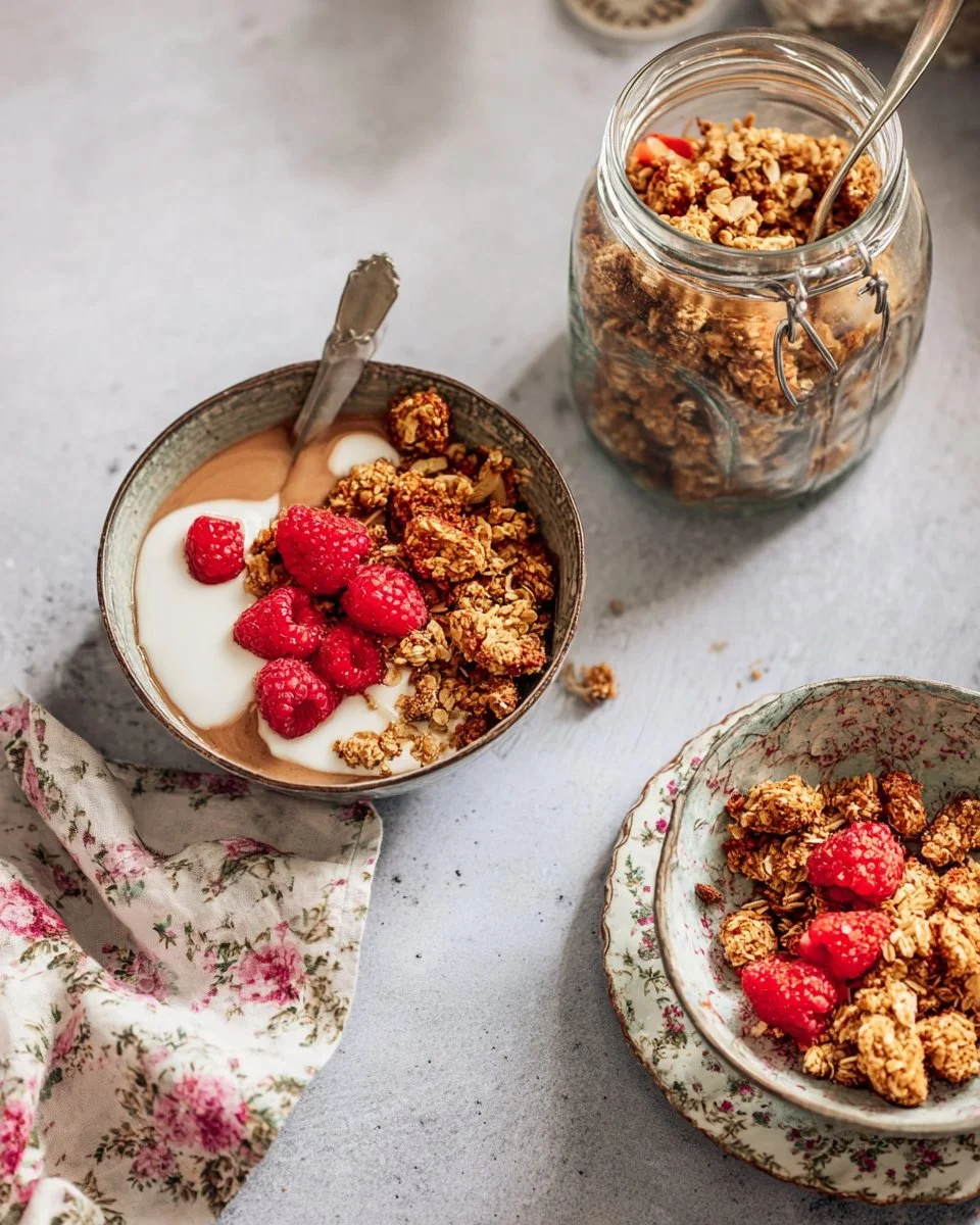 Granola without sugar and without oil