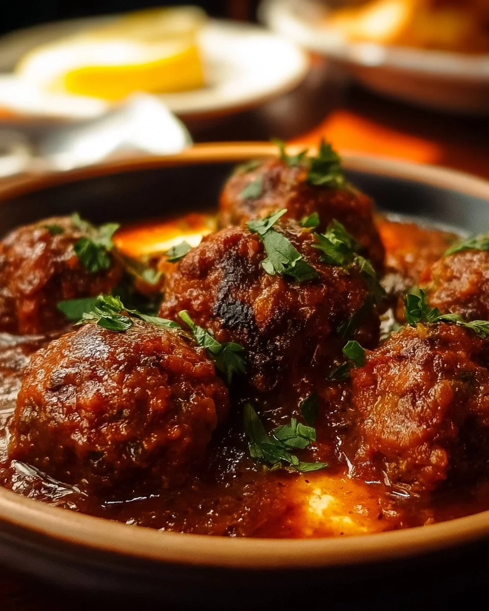 Kefta Boulettes Sauce Marocaine