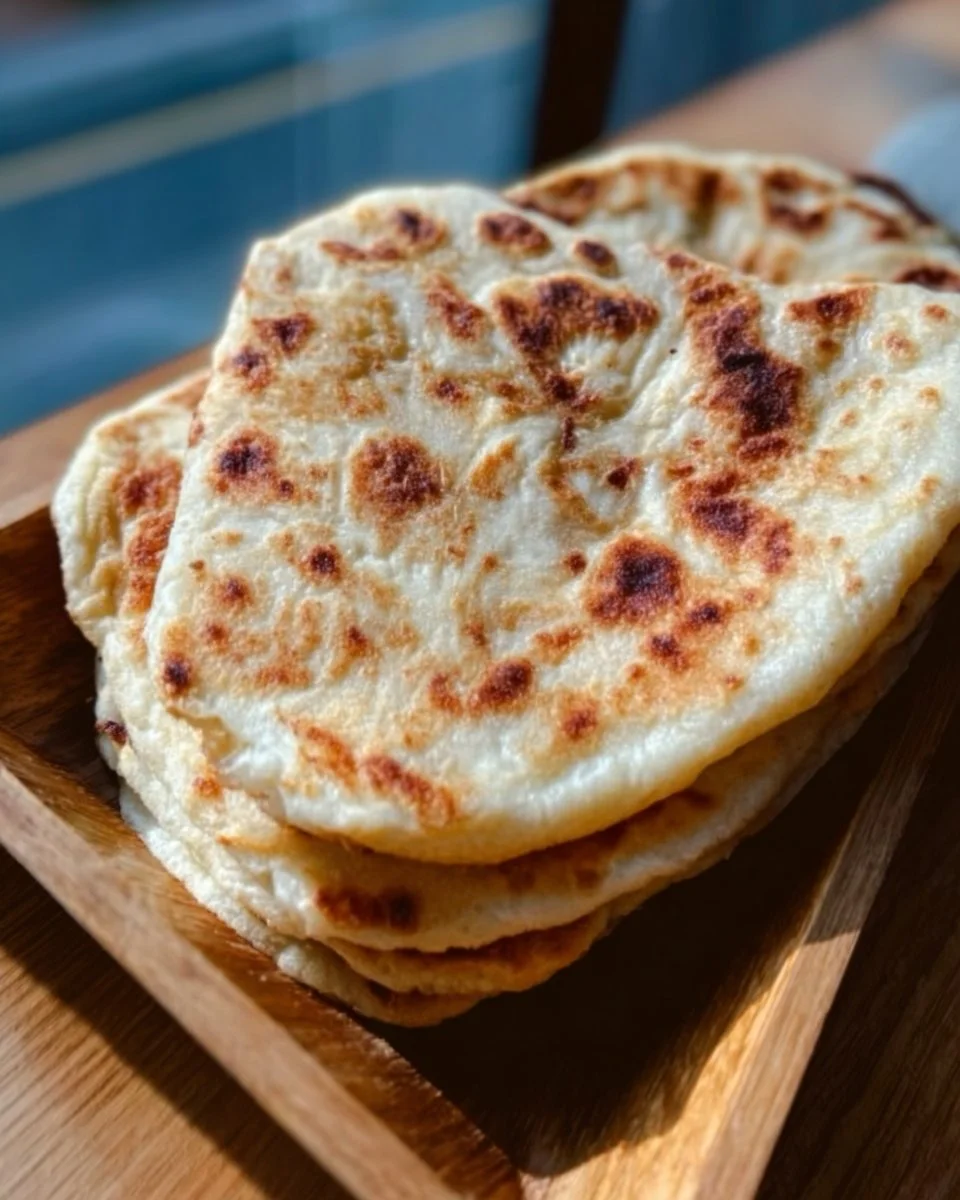 Naan pain indien à la viande hachée