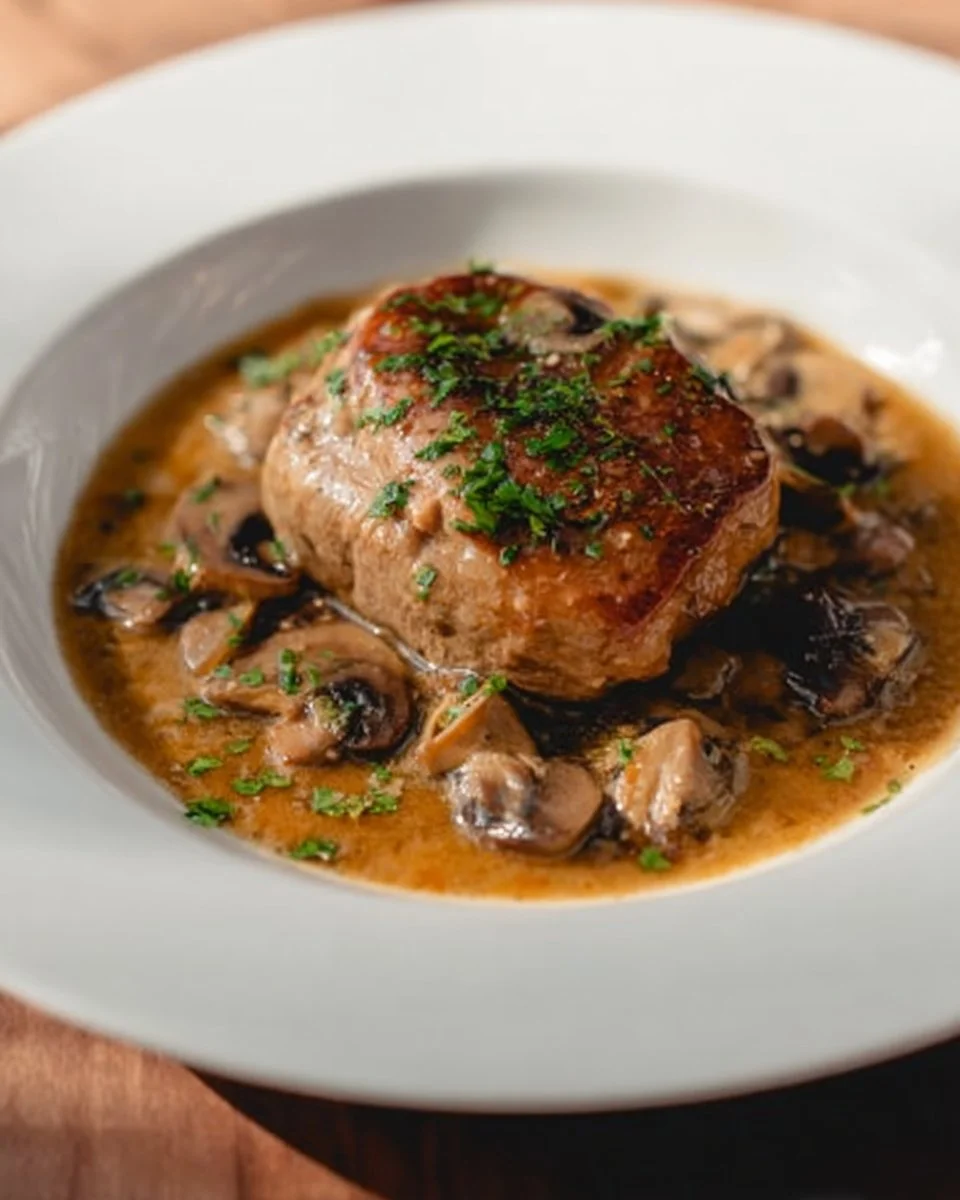 Paupiettes de veau aux champignons