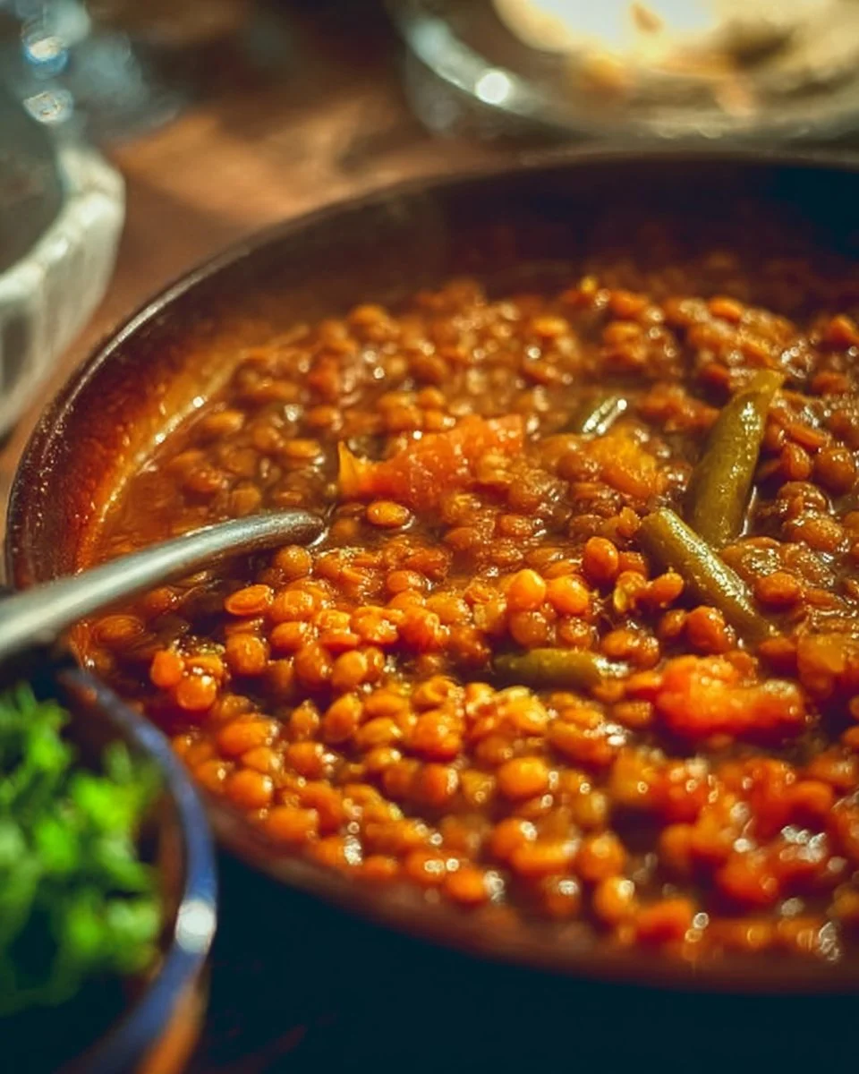 Recette Lentilles à la Marocaine (sans viande)