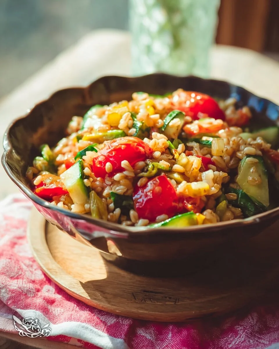 Salade de petit épeautre