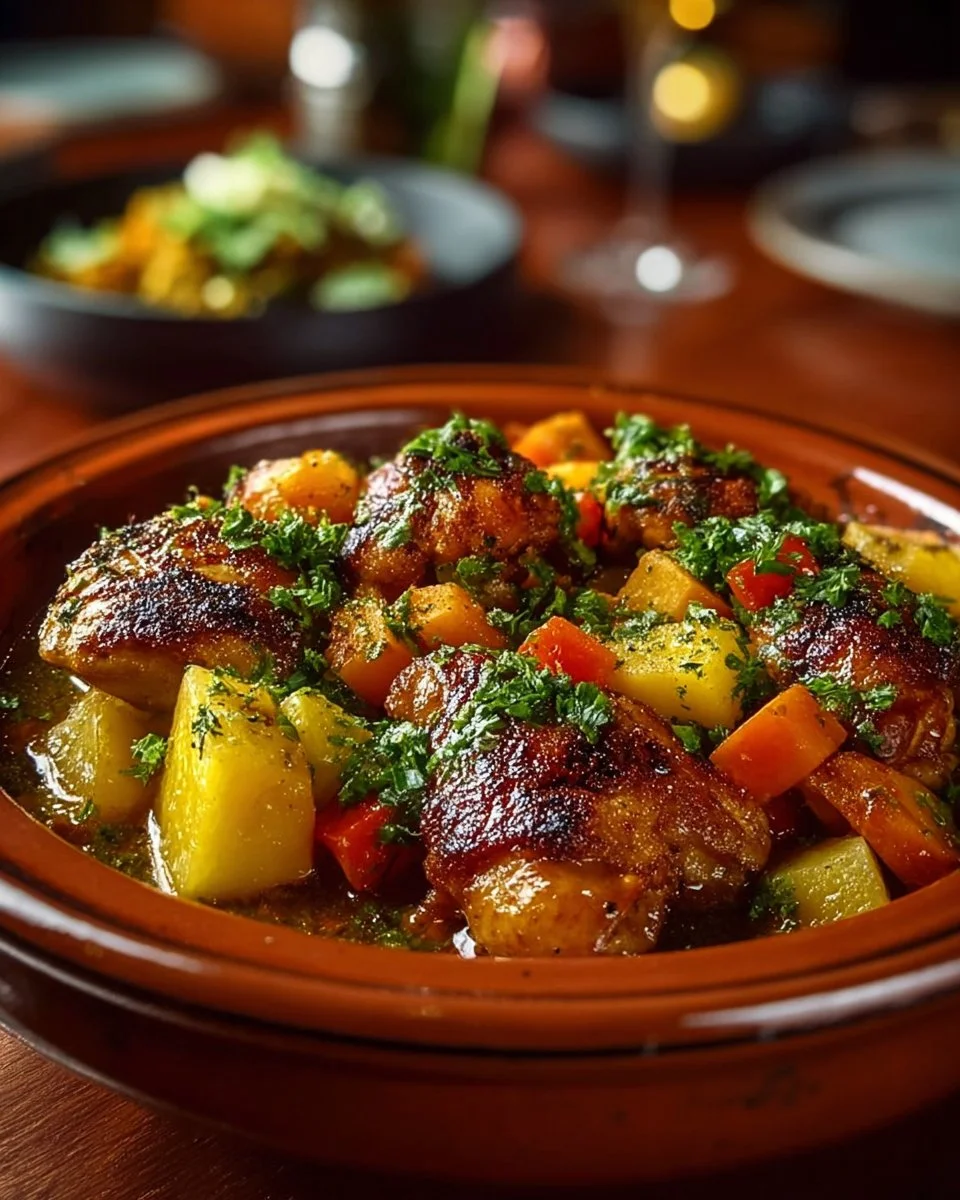 Tajine de Poulet aux Épices