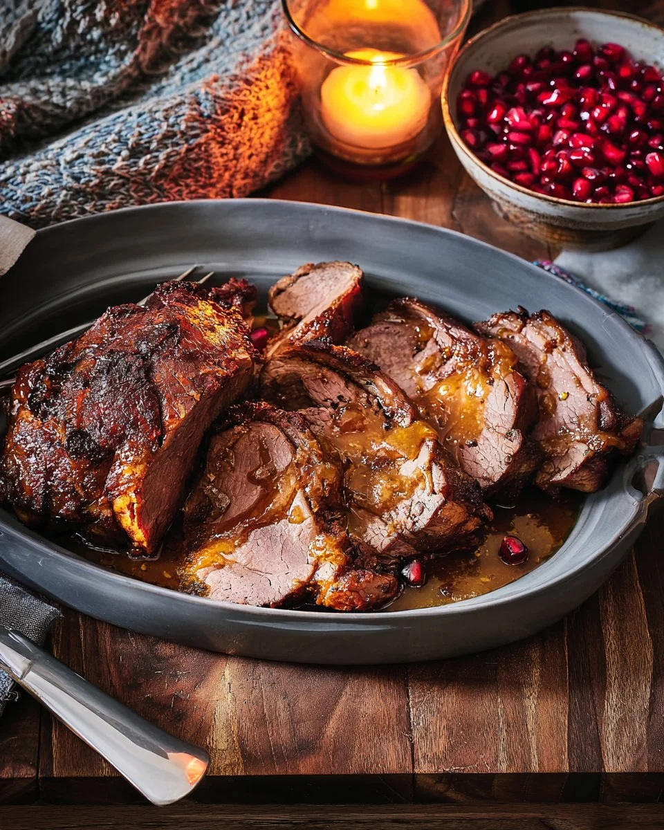 Agneau braisé aux épices douces, plat savoureux et réconfortant