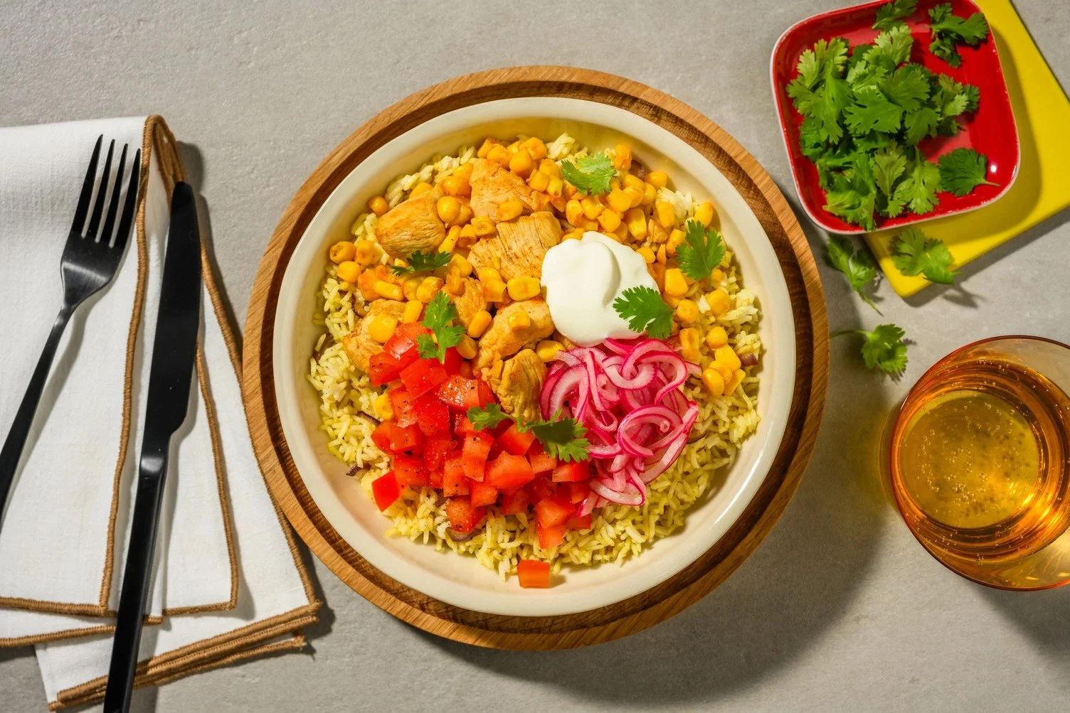 Bol de Burrito au Poulet de Cowgirl