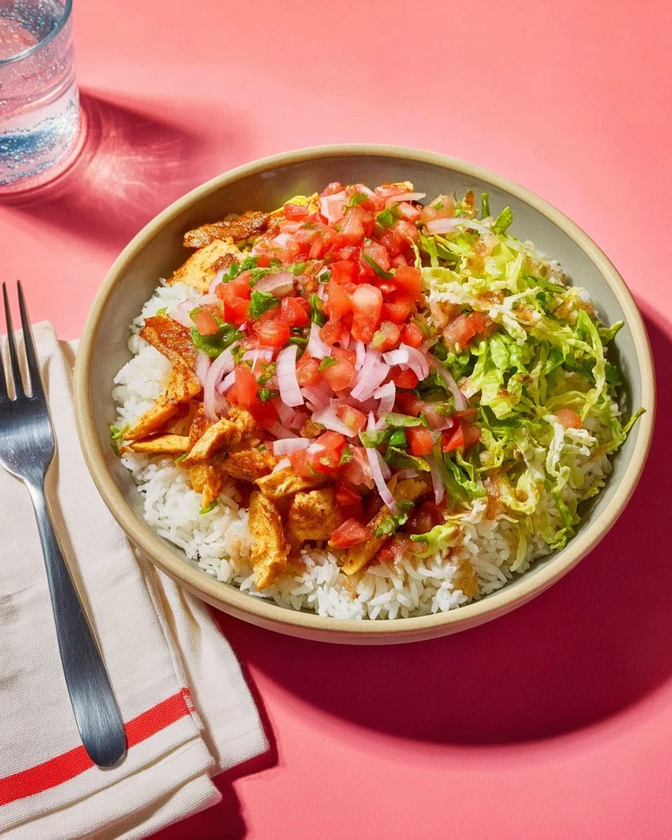 Bol de Taco avec Porc Tex-Mex et Riz Précuit