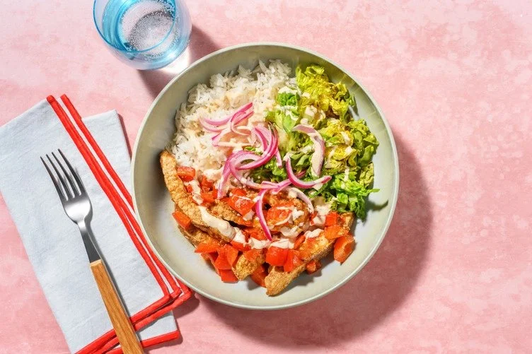 Bol de Taco : Porc Tex-Mex et Riz Précuit