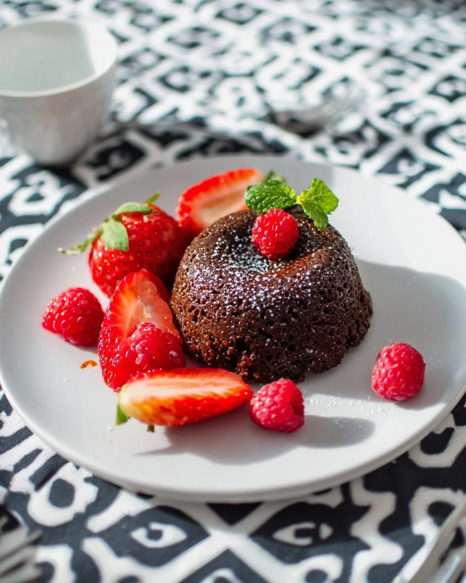 Bowl Cake with Coconut and Cocoa