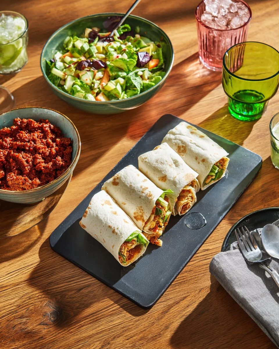 Burrito de boeuf et cheddar