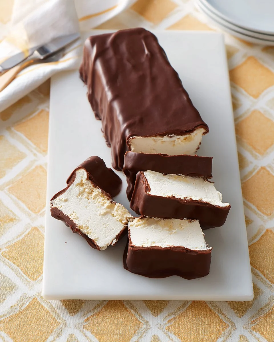 Chocolate bars with maple syrup and marshmallow