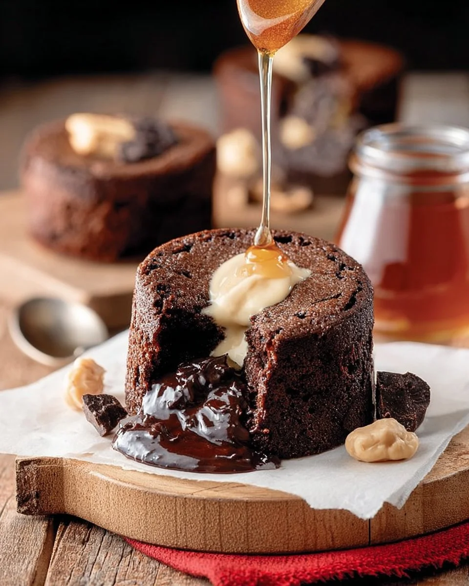 Chocolate Lava Cakes with Maple Syrup