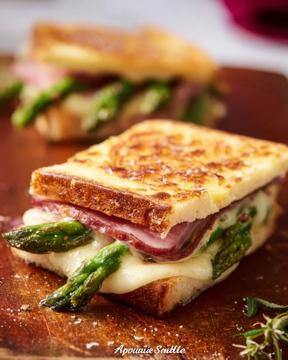 Croque Monsieur Asperges & Jambon