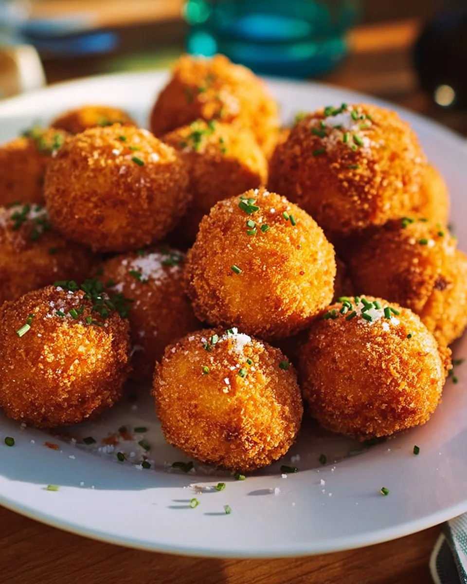 Croquettes de haddock, chorizo et fromage délicieusement dorées