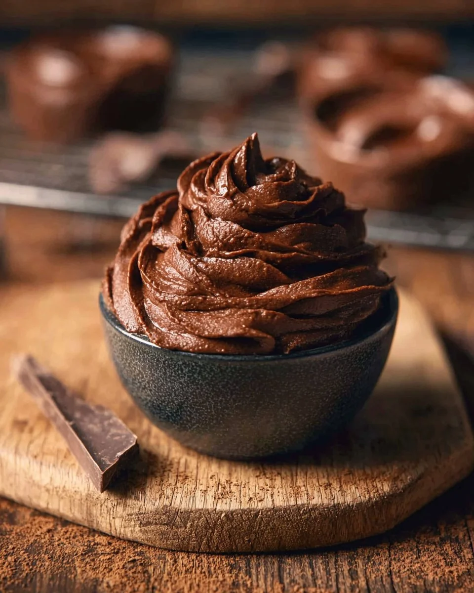 Facile whipped chocolate ganache