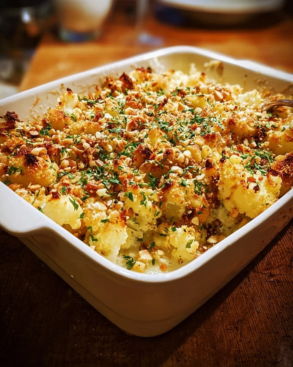 Gratin de chou-fleur rapide, plat savoureux et facile à préparer