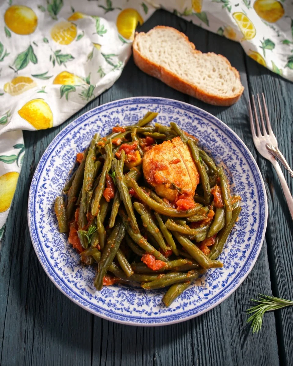 HARICOTS À LA SAUCE TOMATE GRECS