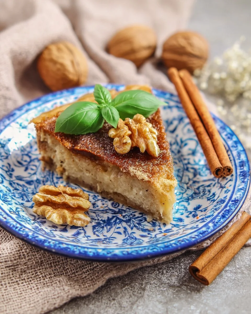 Gâteau karidopita aux noix savoureux et moelleux