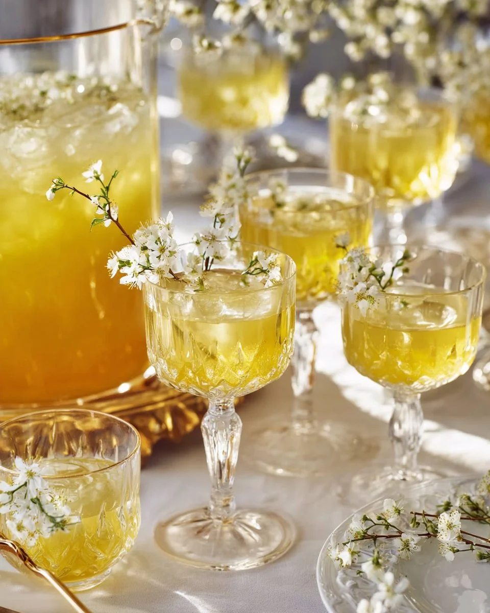 Mocktail au citron, lime et fruit de la passion dans un verre décoratif