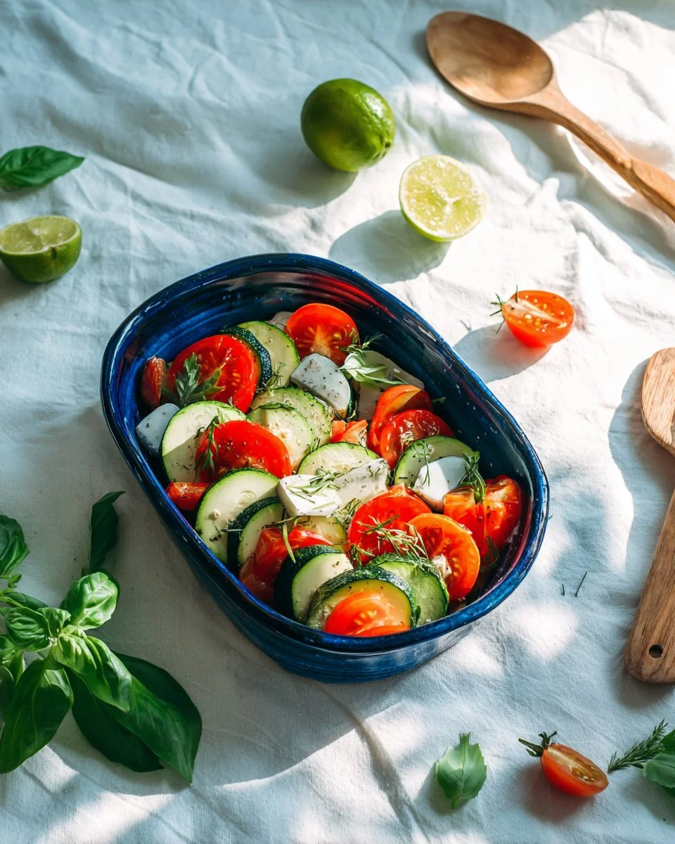 Mozzarella de Tian servie dans un plat traditionnel