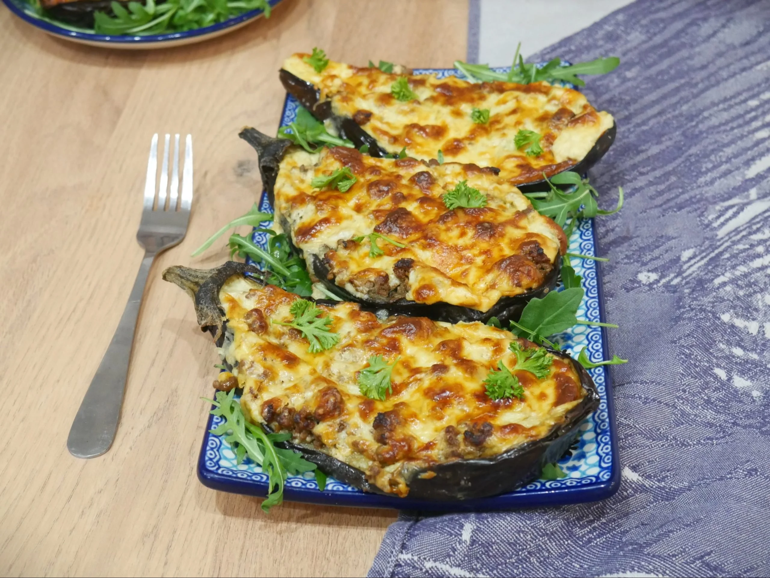 PAPOUTSAKIA - Greek Stuffed Eggplants