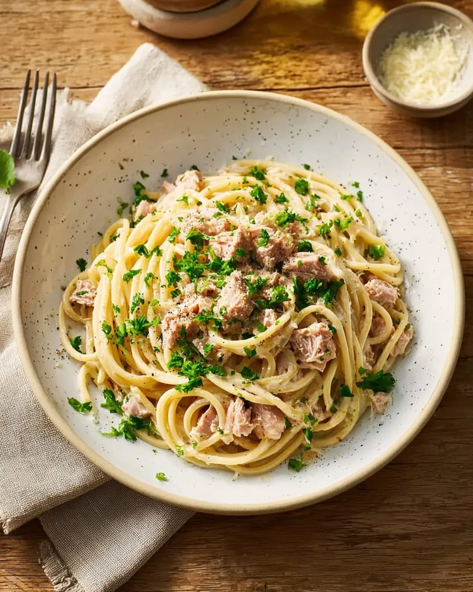 Pasta with Tuna and Cream