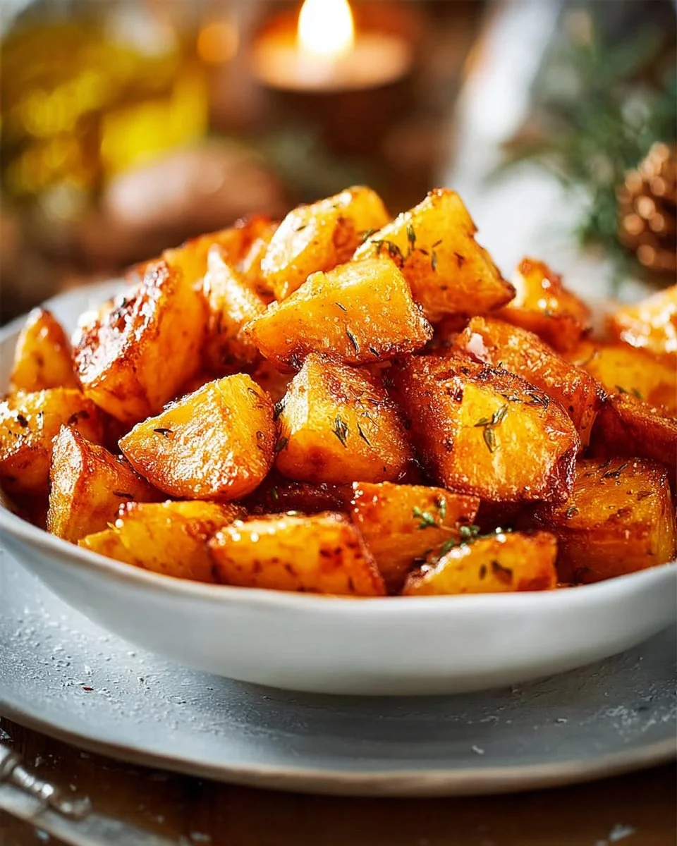 Pommes de terre rôties au paprika dorées et croustillantes
