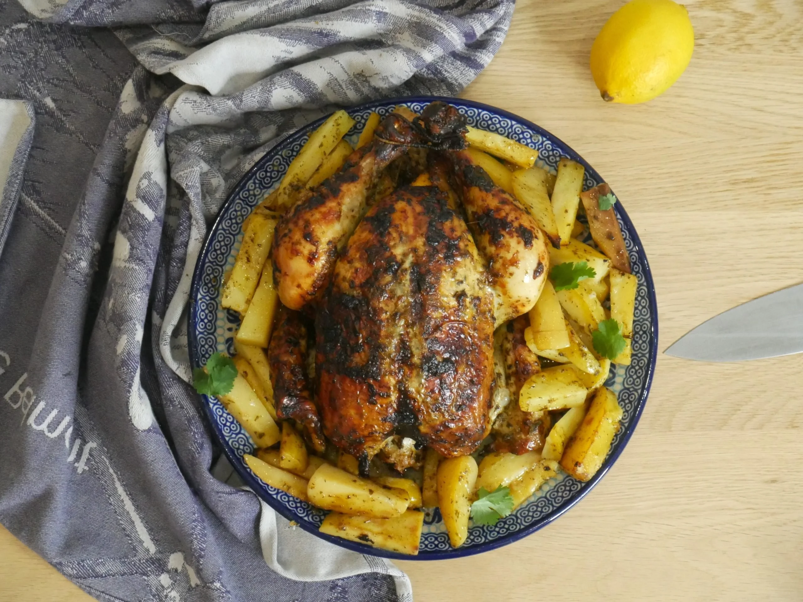 POULET AU CITRON AU FOUR