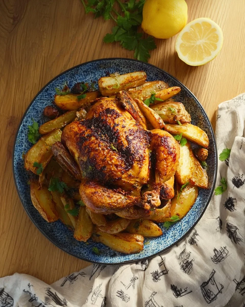 POULET AU CITRON AU FOUR