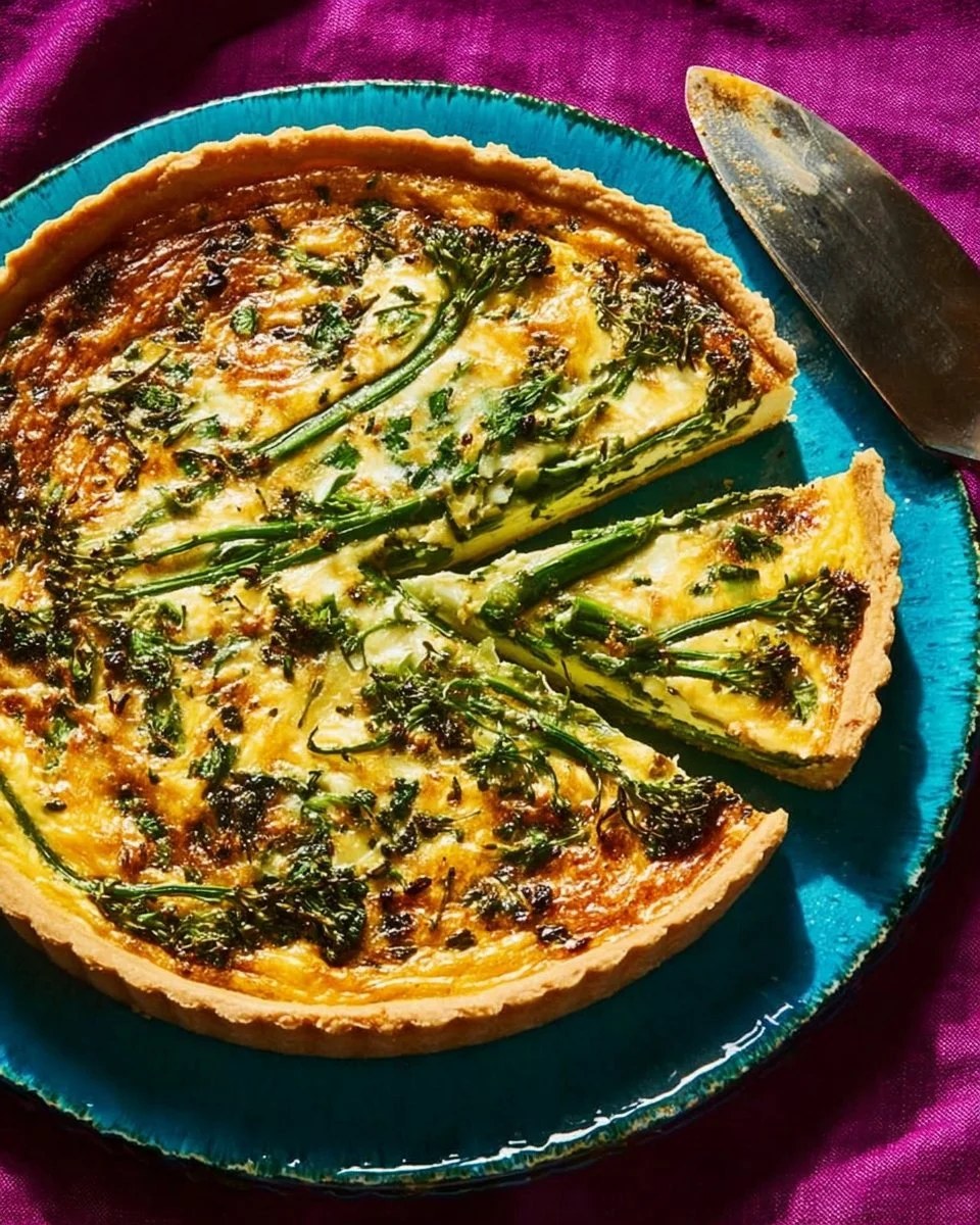 Quiche au brocoli