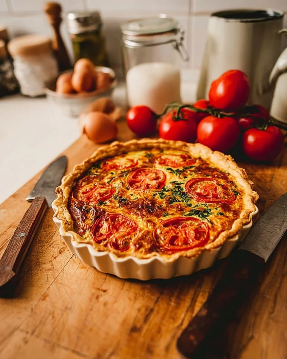 Quiche au Thon et Tomate