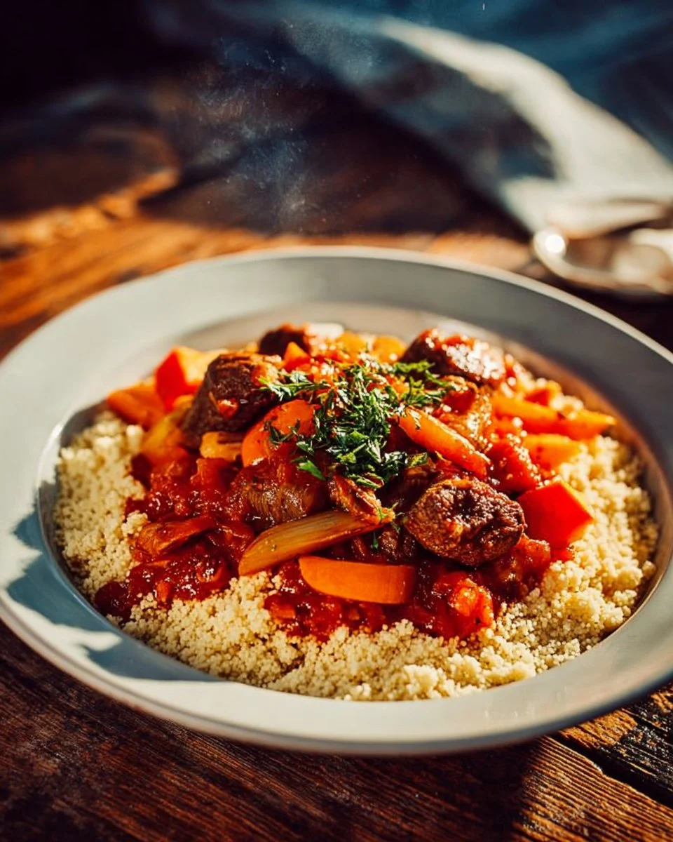 Recette Tajine de boulettes épicées, boulgour et pois chiches | Saveurs Magazine