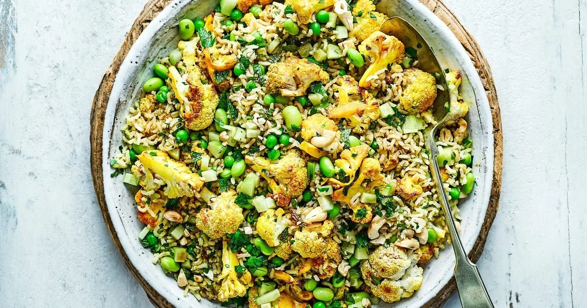 Salade de chou-fleur rôti au curcuma