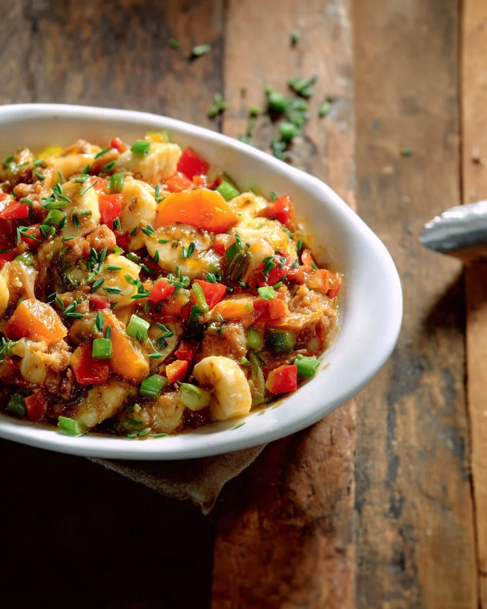 Salade de poulpe préparée avec des ingrédients frais et savoureux