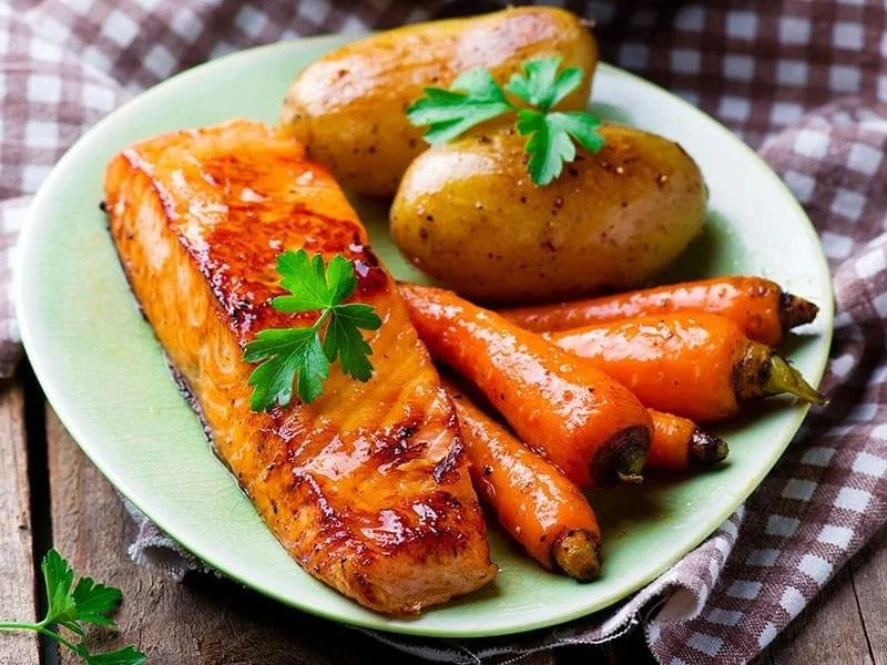 Saumon au sirop d'érable