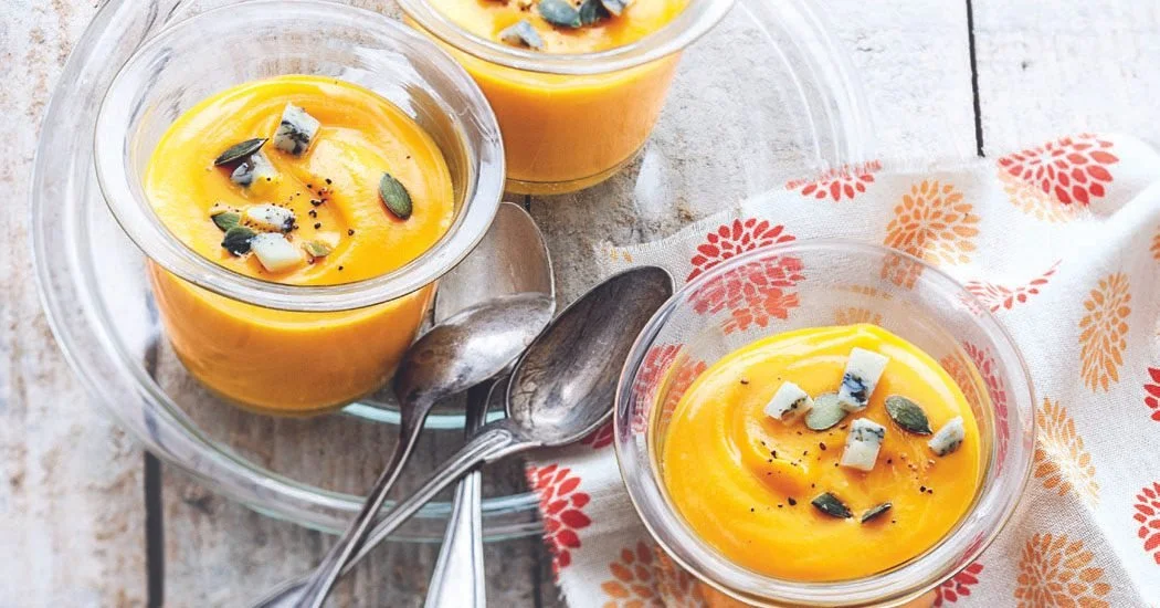 Soupe de potimarron au morbier