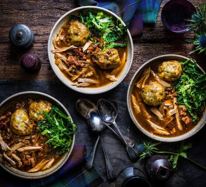 Spiral Zucchini Tart with Dill Vinaigrette