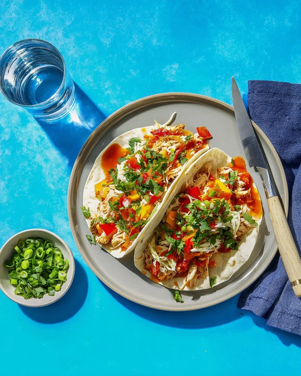 Tacos with Pollock and Apricot Chutney