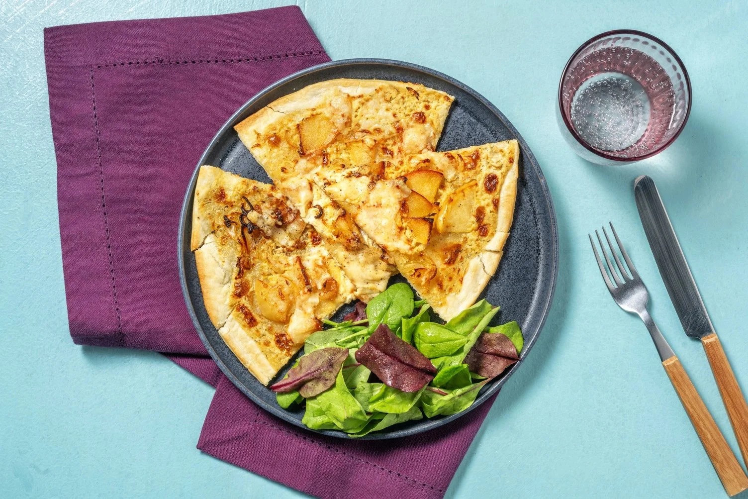 Tarte Alsacienne au Camembert et aux Pommes