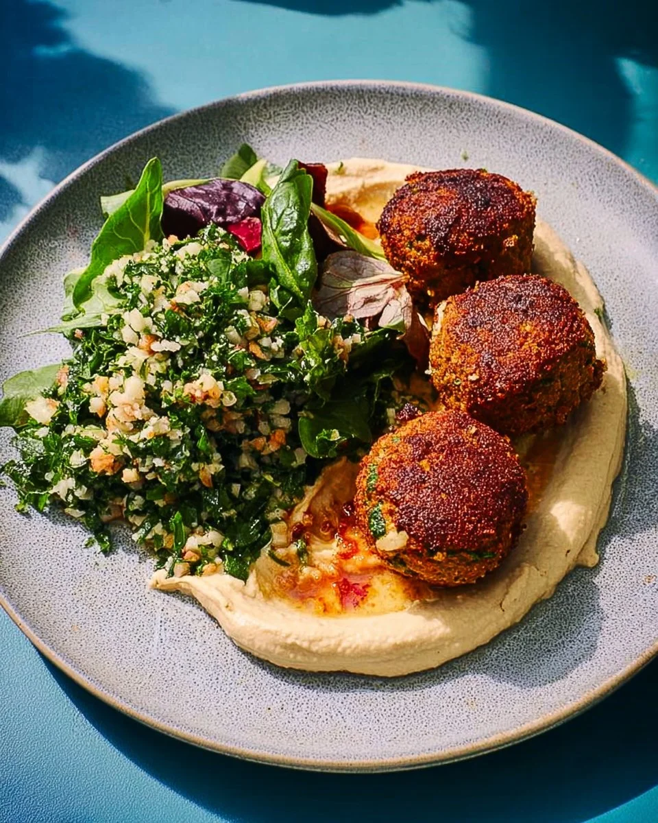 Tarte de courgettes en spirale, vinaigrette à l'aneth
