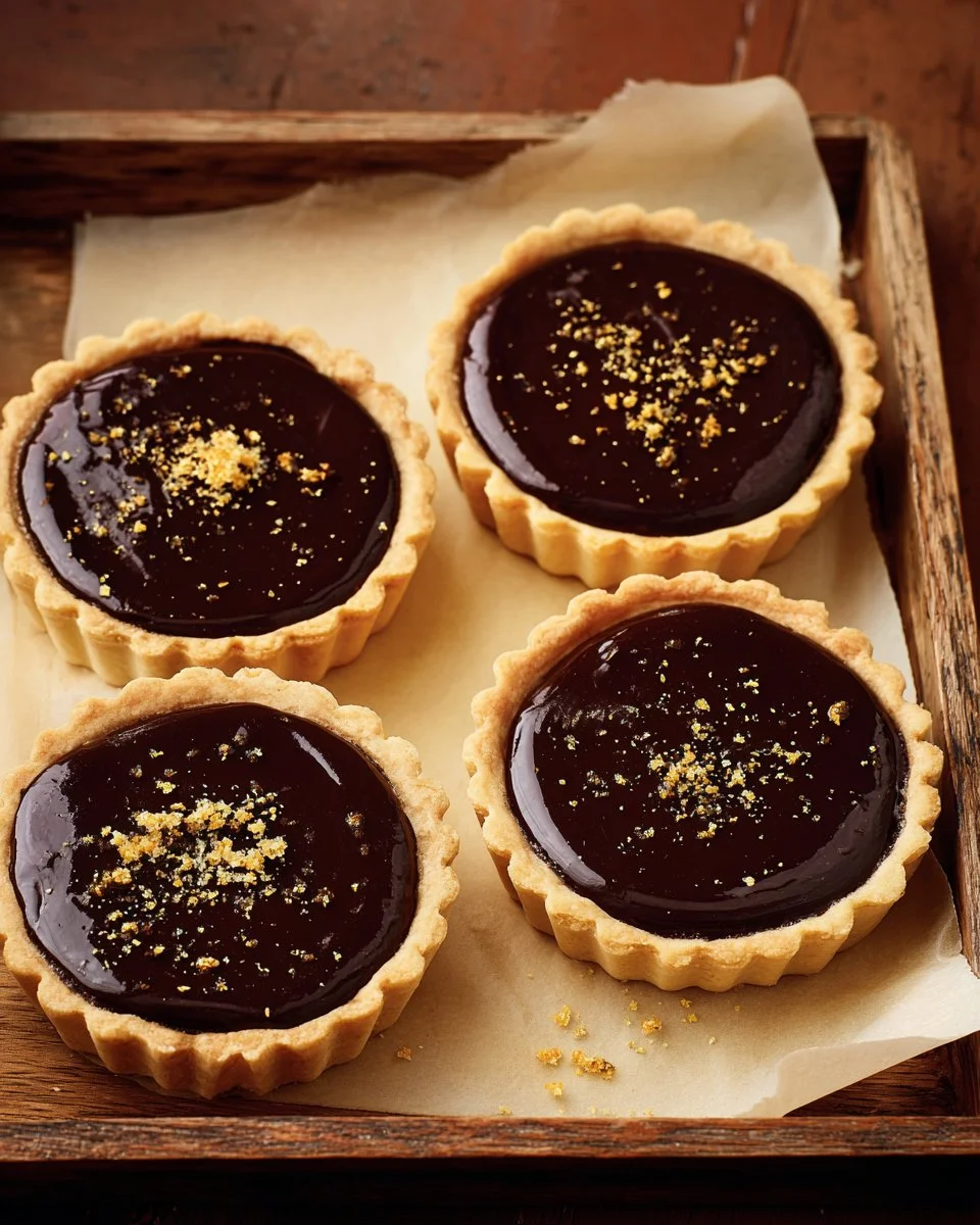 Tartelettes au chocolat et au miel