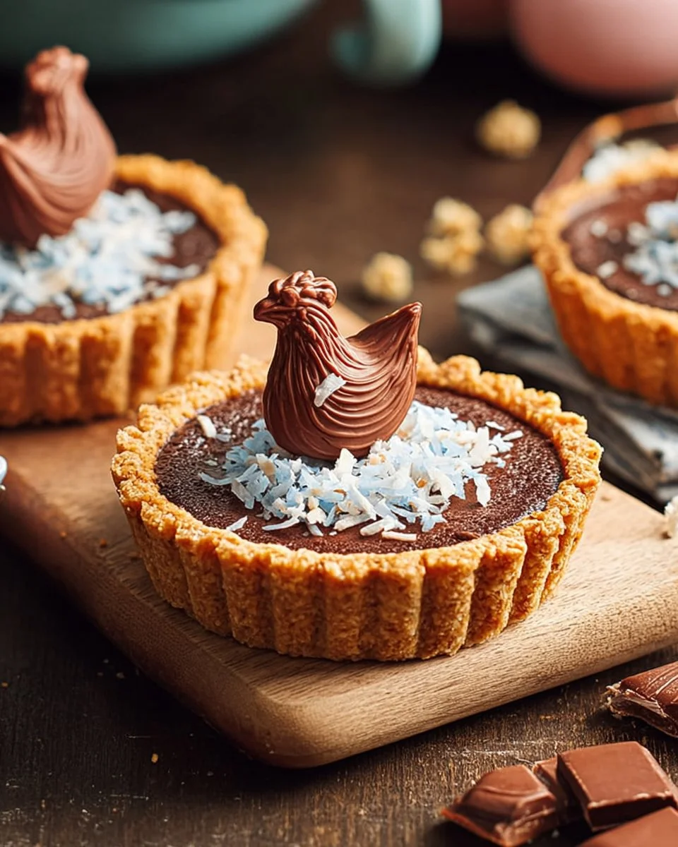 Tartelettes au Chocolat et Noix de Coco