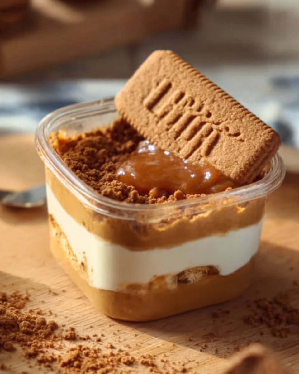 Tiramisu aux Spéculoos facile et rapide, un dessert gourmand à base de café et biscuits.