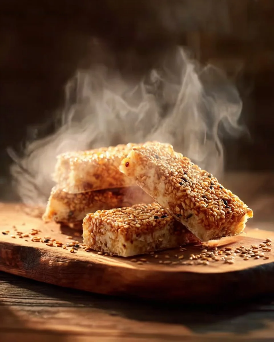 Recette de tofu croustillant au four avec des ingrédients frais et épicés