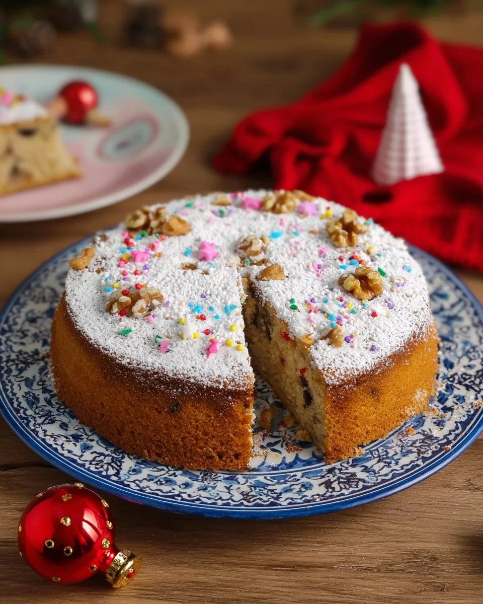 VASILOPITA AUX NOIX ET À LA CANELLE