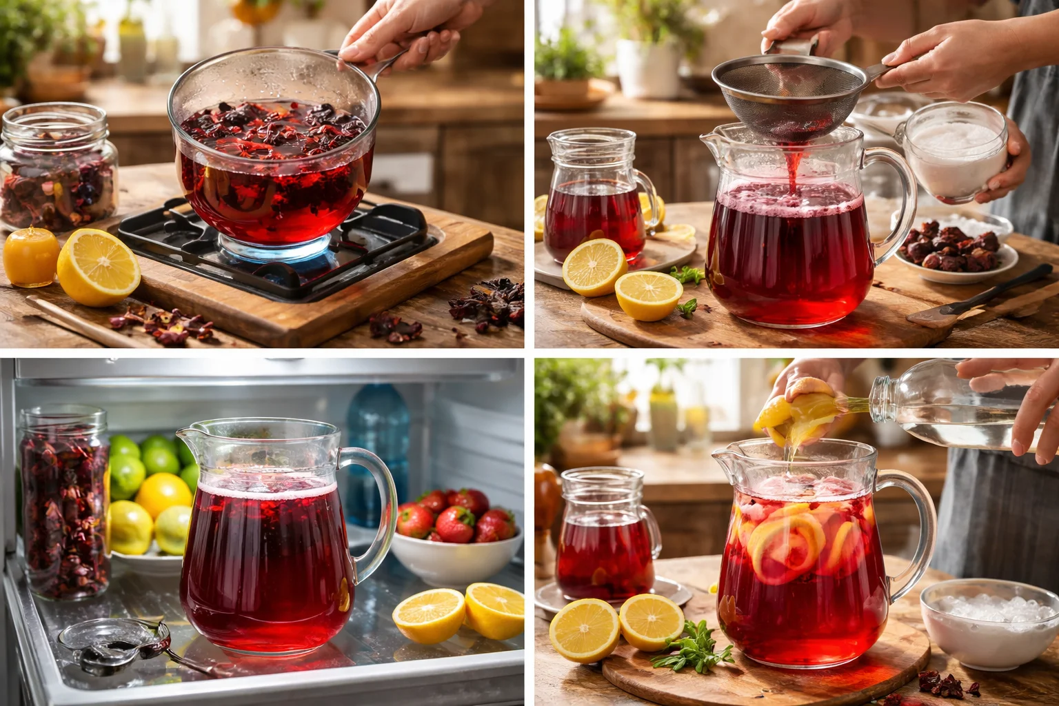 Hibiscus Limonade Maison