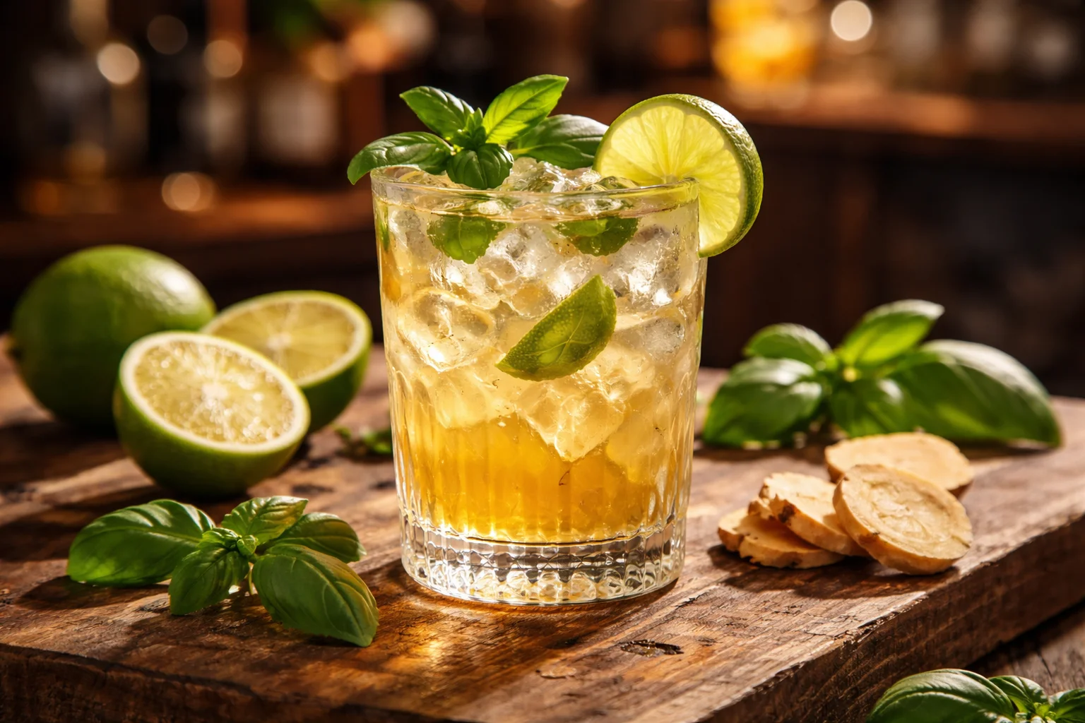 Spritz Sans Alcool Yuzu-Basilic