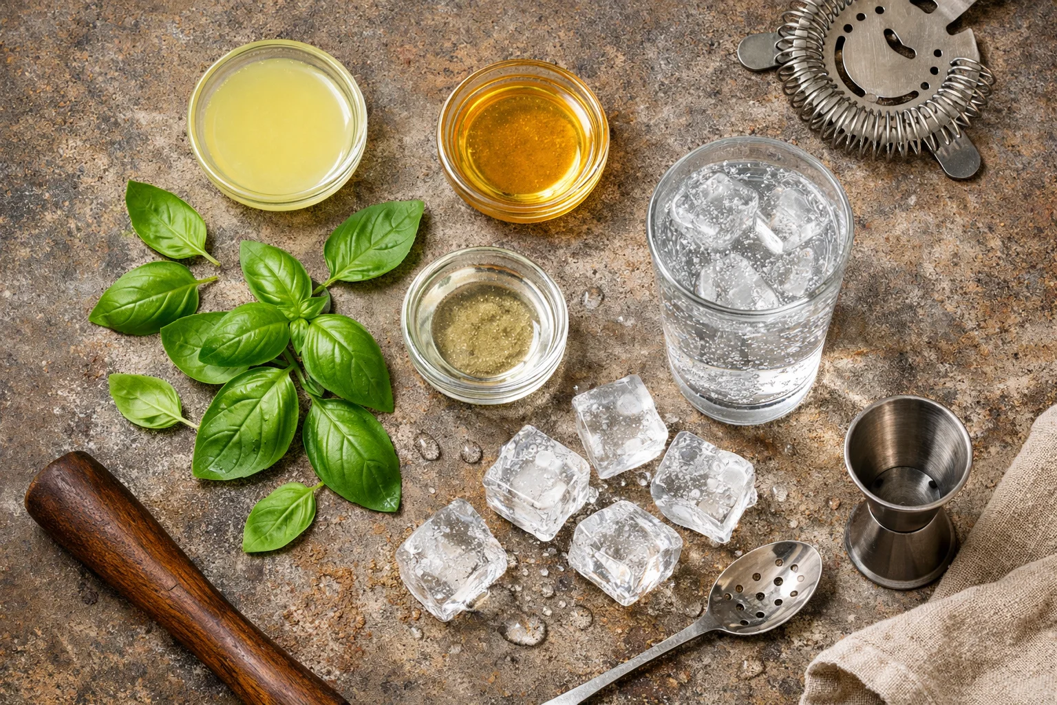 Savourez un Spritz Sans Alcool Yuzu-Basilic rafra&icirc;chissant !